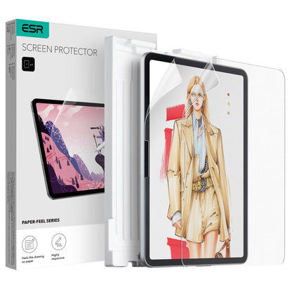 Protector de pantalla mate ESR Paper Feel para Apple iPad Pro 11 (2025) / iPad Pro 11 (2024), plástico, juego de 2 piezas
