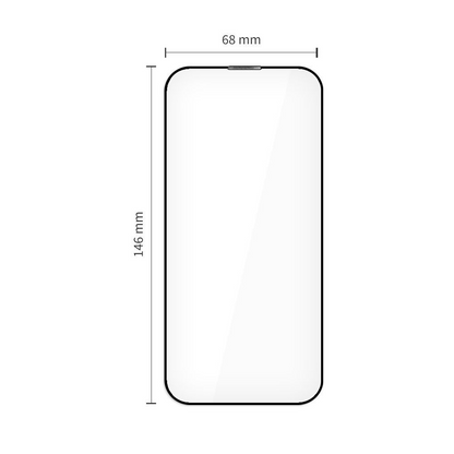 Protector de pantalla Tech-Protect Quick Set+ para Apple iPhone 17, Cristal Templado, Full Glue, Set de 2 piezas, Negro