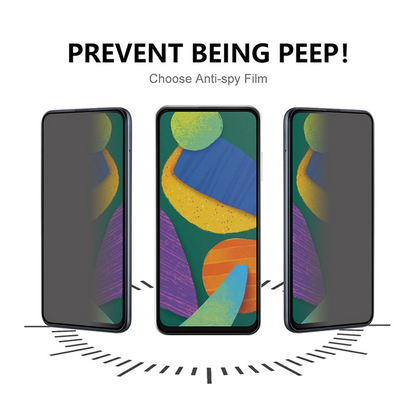 Protector de pantalla Privacy OEM Fingerprint Unlock para Xiaomi 17T, vidrio templado, adhesivo completo