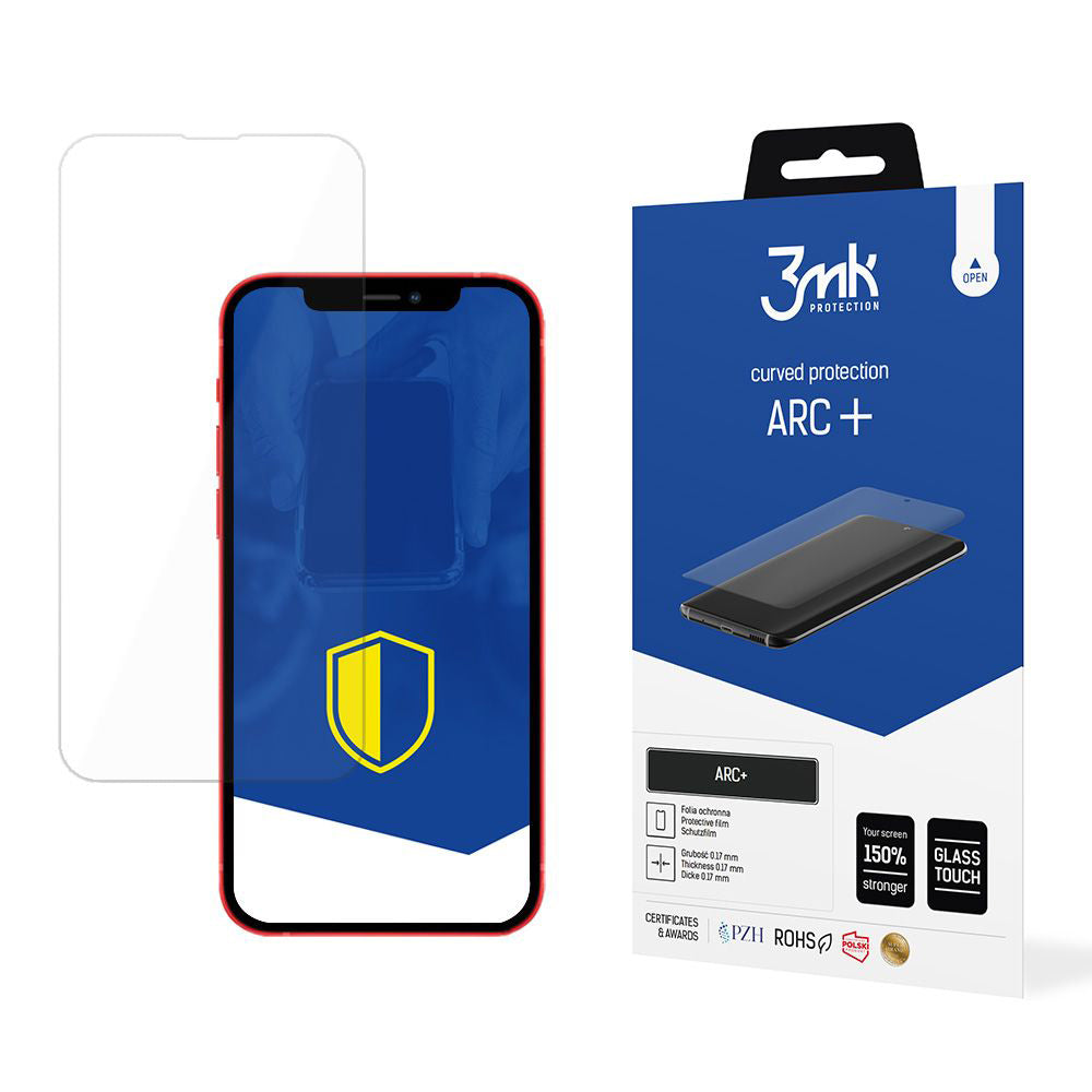 Protector de pantalla 3MK ARC+ para Apple iPhone 13, plástico
