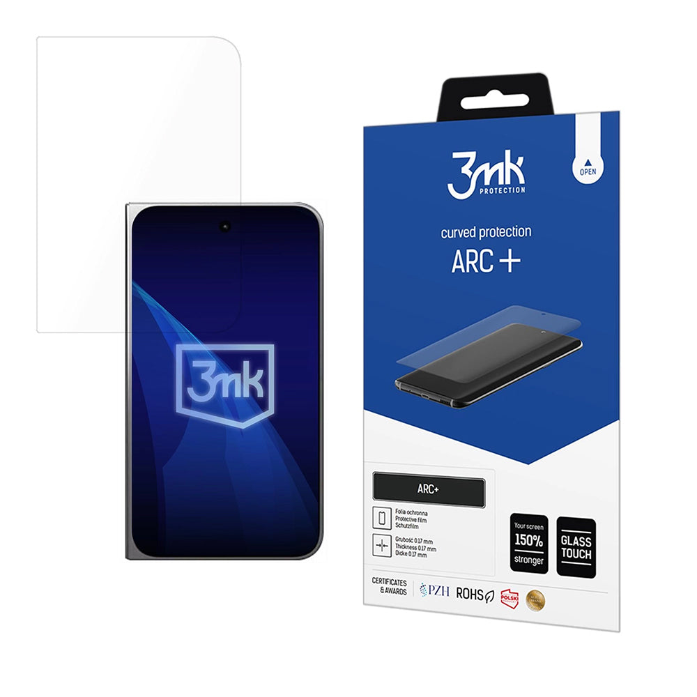 Protector de pantalla exterior 3MK ARC+ para Apple iPhone Duo, plástico