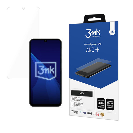 Protector de pantalla 3MK ARC+ para Samsung Galaxy A26 A266, Plástico
