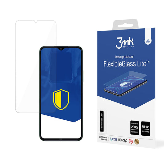Protector de pantalla 3MK FlexibleGlass Lite para Honor X6b, Vidrio Flexible, Pegamento Completo