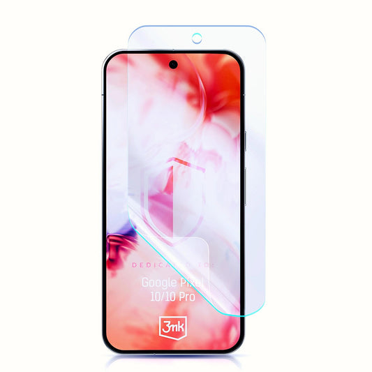 Protector de pantalla 3MK FlexibleGlass para Google Pixel 10 Pro / 10, vidrio flexible, adhesivo completo