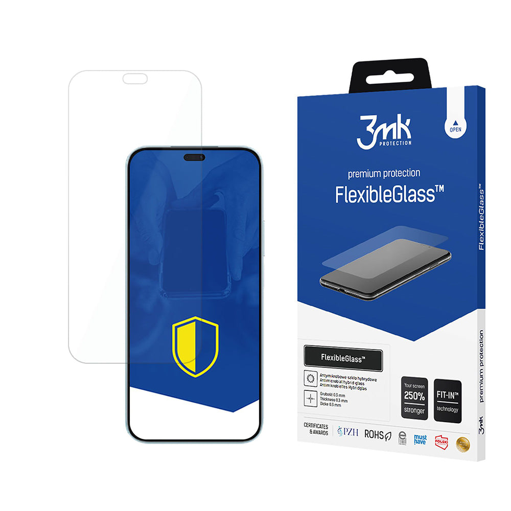 Protector de pantalla 3MK FlexibleGlass para Honor 200 Lite, Vidrio Flexible, Pegamento Completo