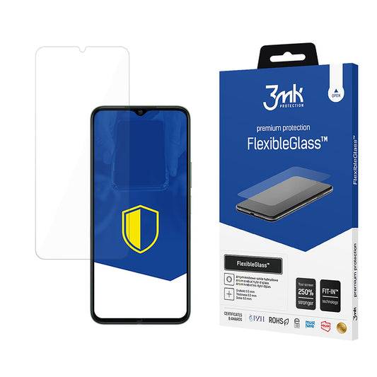 Protector de pantalla 3MK FlexibleGlass para Honor X6b, Vidrio Flexible, Pegamento Completo
