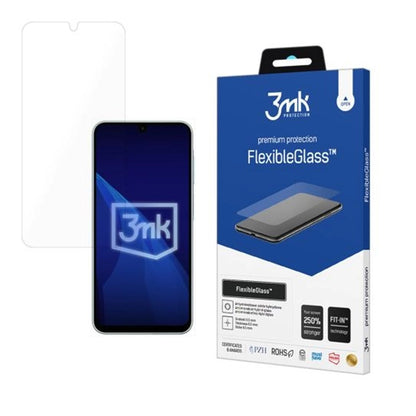 Protector de pantalla 3MK FlexibleGlass para Samsung Galaxy A27 5G, Cristal Flexible, Full Glue, Negro