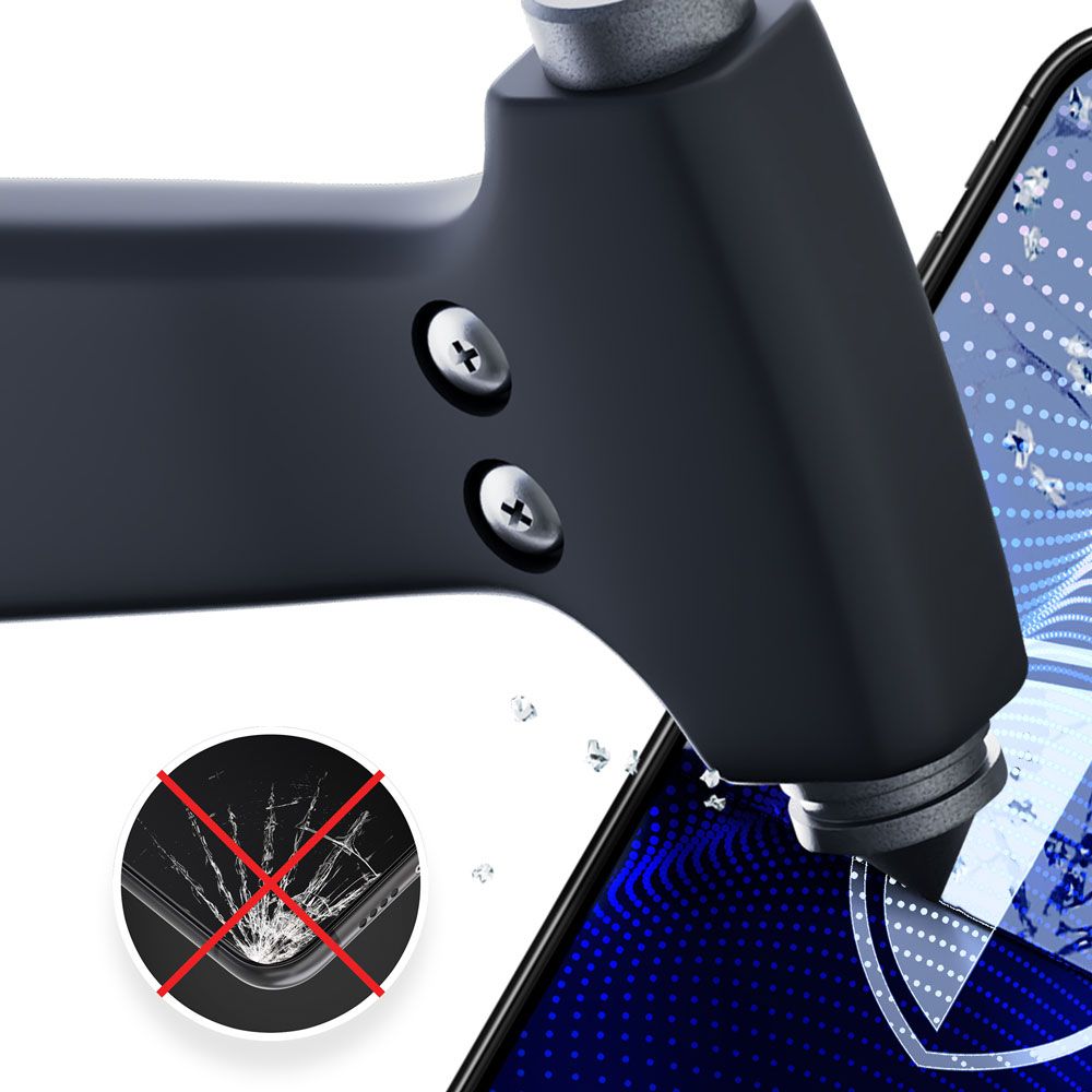 Protector de pantalla 3MK FlexibleGlass Pro para Samsung Galaxy S24 S921, Vidrio Flexible, Pegamento Completo, Negro