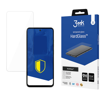 Protector de pantalla 3MK HardGlass para Motorola Moto G15 / G15 Power / E15 / G05, vidrio templado, adhesivo completo