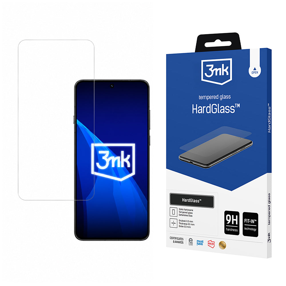 Protector de pantalla 3MK HardGlass para Oppo Find X9 Ultra, vidrio templado, adhesivo completo