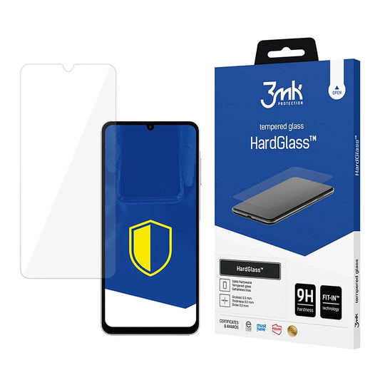 Protector de pantalla 3MK HardGlass para Samsung Galaxy A07 4G A075, vidrio templado, adhesivo completo