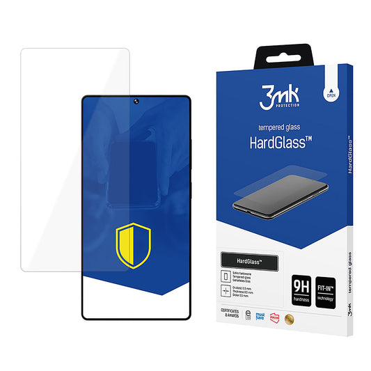 Protector de pantalla 3MK HardGlass para Samsung Galaxy S25 Ultra S938, vidrio templado, adhesivo completo
