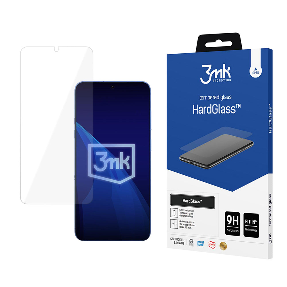 Protector de pantalla 3MK HardGlass para Samsung Galaxy S26 Plus S947, Cristal Templado, Full Glue