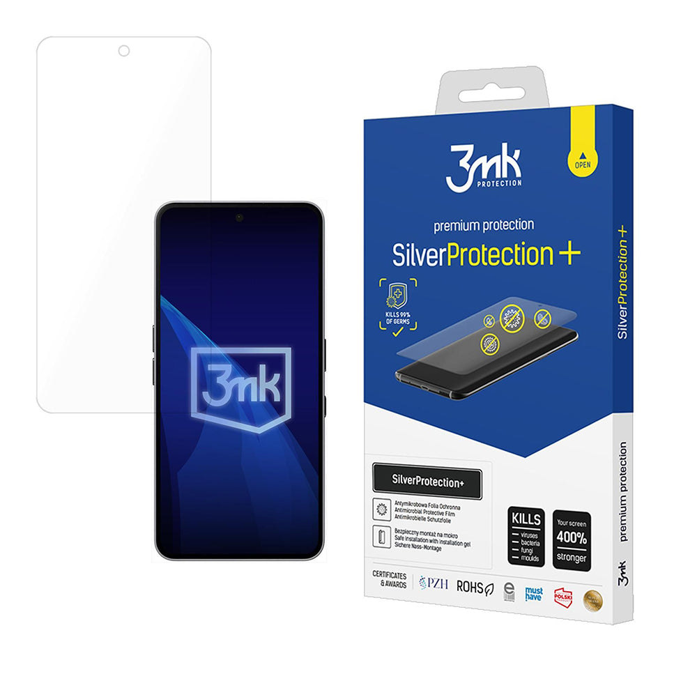 Protector de pantalla 3MK Silver Protect+ para Nothing Phone (3a) / Phone (3a) Pro, plástico