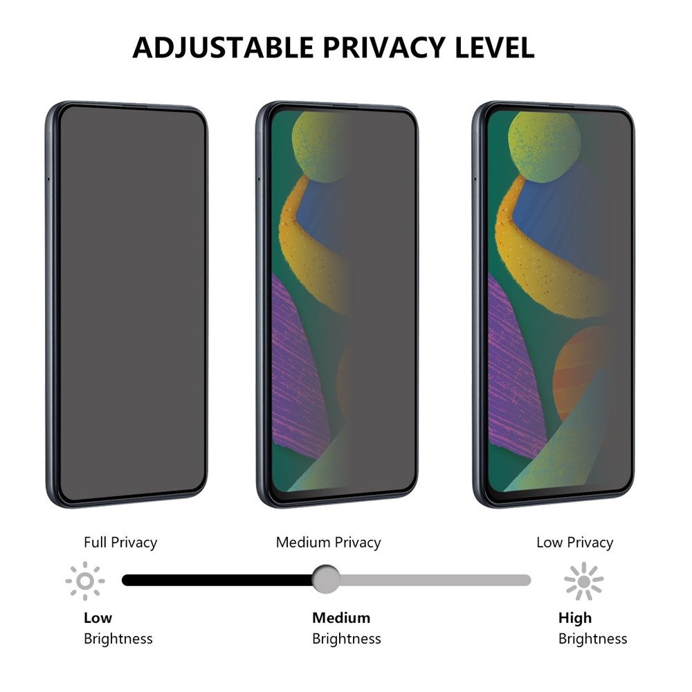 Protector de pantalla Privacy OEM Fingerprint Unlock para Xiaomi 17T, vidrio templado, adhesivo completo