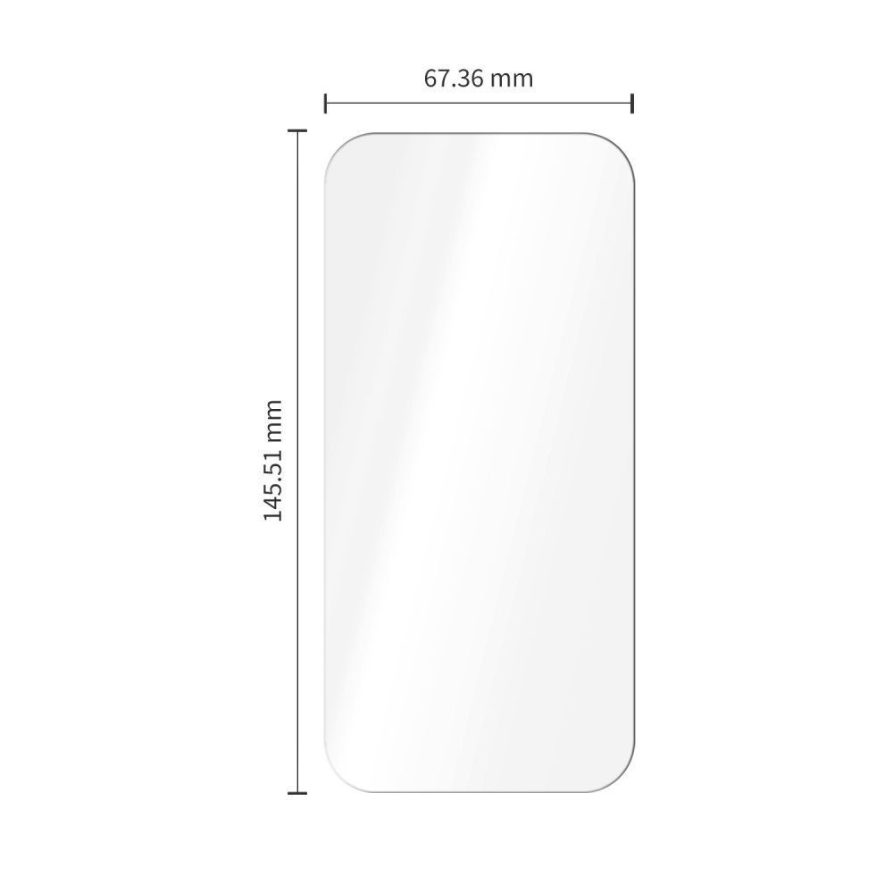 Protector de pantalla Tech-Protect OneTouch para Apple iPhone 18 Pro / 17 Pro, vidrio templado, adhesivo completo, set de 2 piezas