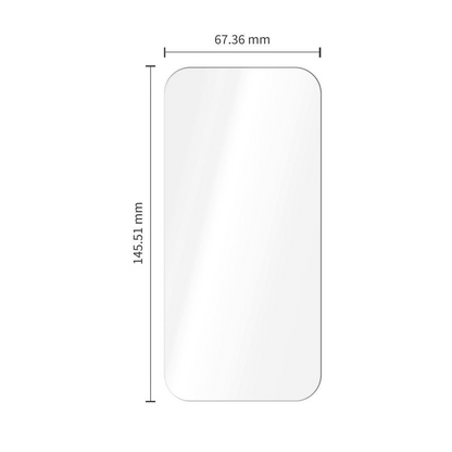 Protector de pantalla Tech-Protect OneTouch para Apple iPhone 18 Pro / 17 Pro, vidrio templado, adhesivo completo, set de 2 piezas