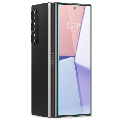 Protector de pantalla Spigen EZ FIT para Samsung Galaxy Z Fold6 F956, Glass Shielded, Full Glue, Set 2 piezas, 2.5D, 2.5D, Pantalla exterior AGL07969 