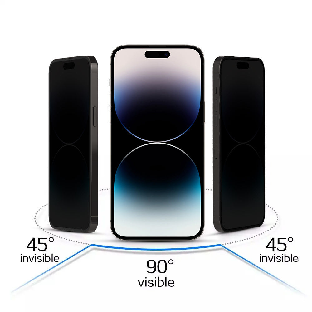 Protector de pantalla Privacy OEM para Apple iPhone 17, vidrio templado, adhesivo completo