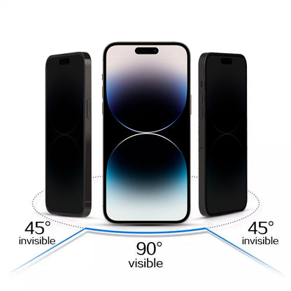 Protector de pantalla Privacy OEM para Apple iPhone 17, vidrio templado, adhesivo completo