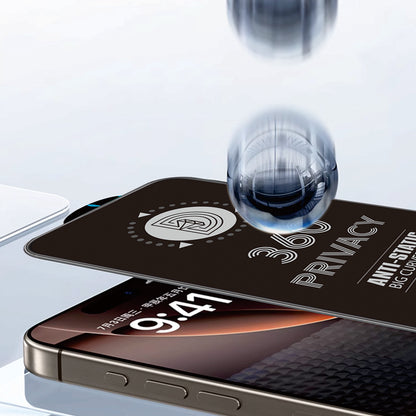 Protector de pantalla Privacy OEM 360 para Samsung Galaxy A37 5G, vidrio templado, adhesivo completo