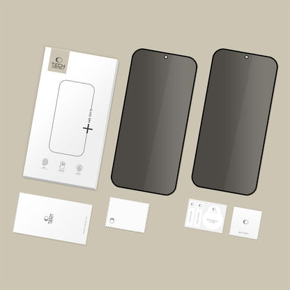 Protector de pantalla Privacy Tech-Protect Spy+ para Samsung Galaxy S26 Plus S947, Cristal Templado, Adhesivo Completo, Set de 2 piezas