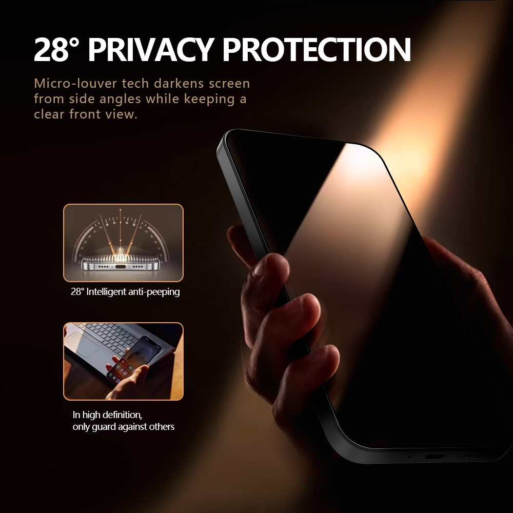 Protector de pantalla Privacy Lereach para Xiaomi 17T Pro, vidrio templado, adhesivo completo, juego de 2 piezas