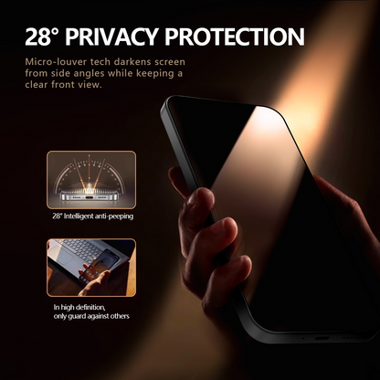 Protector de pantalla Privacy Lereach para Xiaomi 17T Pro, vidrio templado, adhesivo completo, juego de 2 piezas