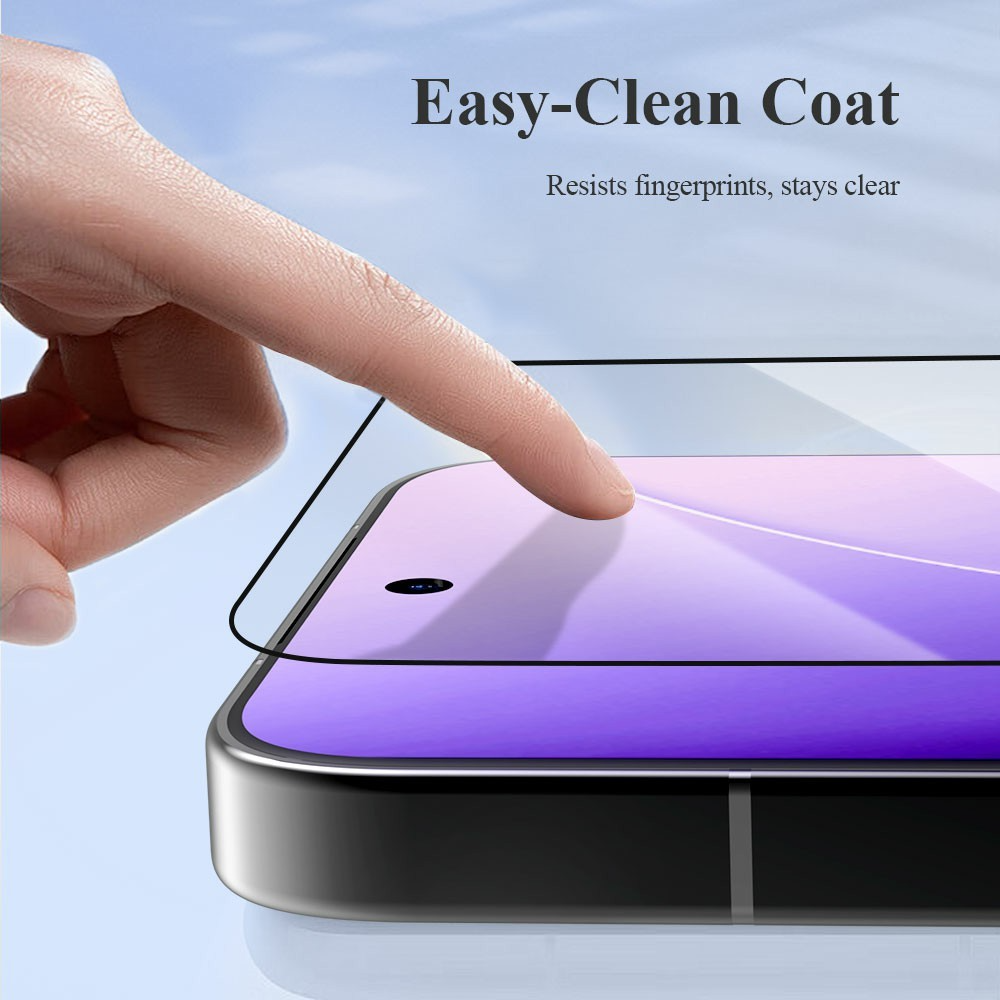 Protector de pantalla Lereach para Xiaomi Poco X8 Pro Max, vidrio templado, adhesivo completo, negro