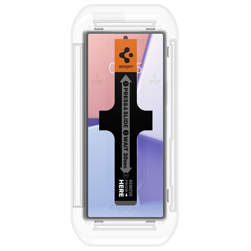 Protector de pantalla Spigen EZ FIT para Samsung Galaxy Z Fold6 F956, Glass Shielded, Full Glue, Set 2 piezas, 2.5D, 2.5D, Pantalla exterior AGL07969 