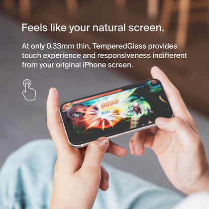 Protector de pantalla Belkin ScreenForce TemperedGlass para Apple iPhone 15 Pro Max, vidrio templado, adhesivo completo OVA138zz