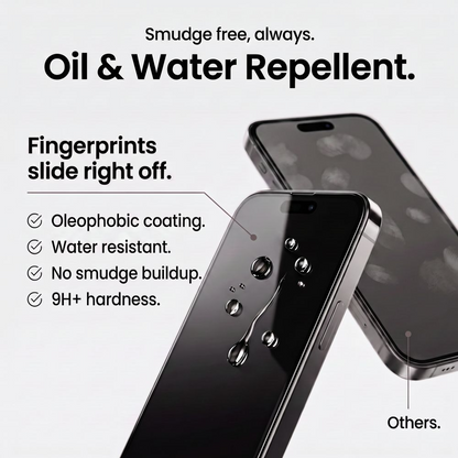 Tech-Protect OneTouch Screen Protector for Apple iPhone 18 Pro Max / 17 Pro Max, Tempered Glass, Full Glue, Set of 2 pieces