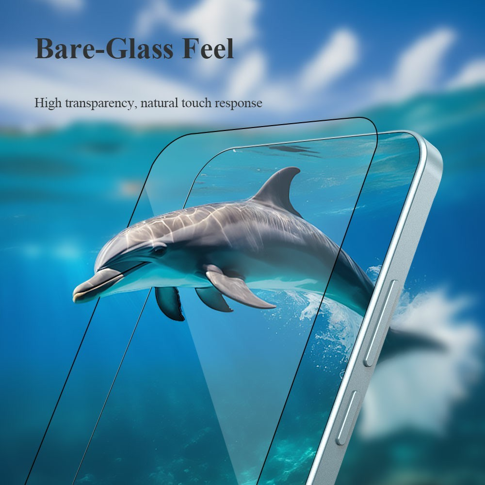 Protector de pantalla Lereach para Xiaomi Redmi Note 15 Pro 5G, vidrio templado, adhesivo completo, negro