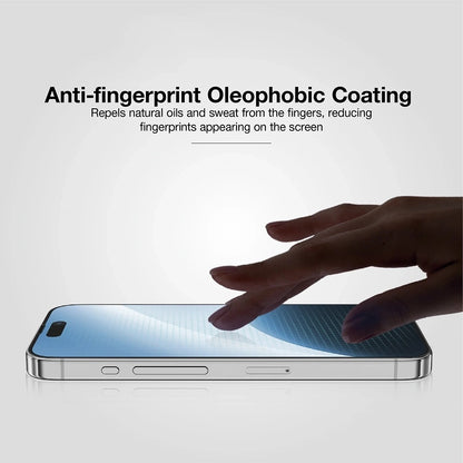 Protector de pantalla Anank 10X Reinforced CG para Apple iPhone 17 Pro, Cristal Templado, Full Glue, 2.5D, Negro