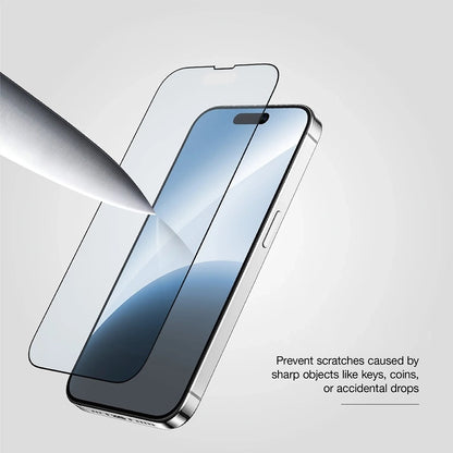 Protector de pantalla Anank 10X Reinforced CG para Apple iPhone 17 Pro, Cristal Templado, Full Glue, 2.5D, Negro