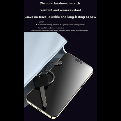 Protector de pantalla Anank Anti-Huellas para Apple iPhone 17e / 16e / 14 / 13 Pro, Vidrio Templado, Pegamento Completo, 2.5D, Negro