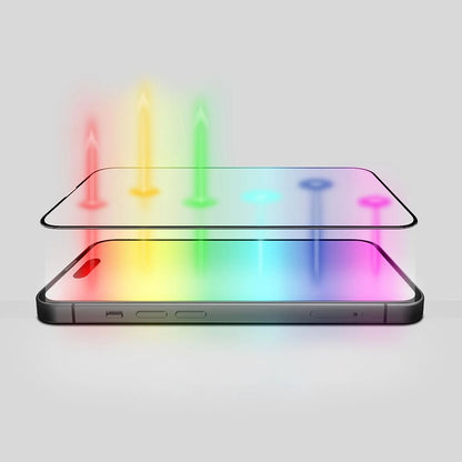 Protector de pantalla Anti Blue Light Anank 5X Reforzado para Apple iPhone 17 Air, Cristal Templado, Full Glue, 2.5D, Negro.