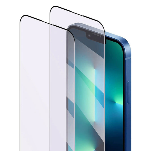 Protector de pantalla Anti Blue Light Anank 5X Reforzado para Apple iPhone 17 Pro, Cristal Templado, Full Glue, 2.5D, Negro.