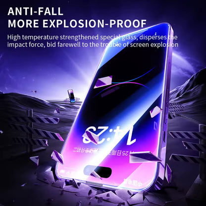 Protector de pantalla Blueo Anti-Static HD para Apple iPhone 11 Pro Max / XS Max, vidrio templado, adhesivo completo, negro