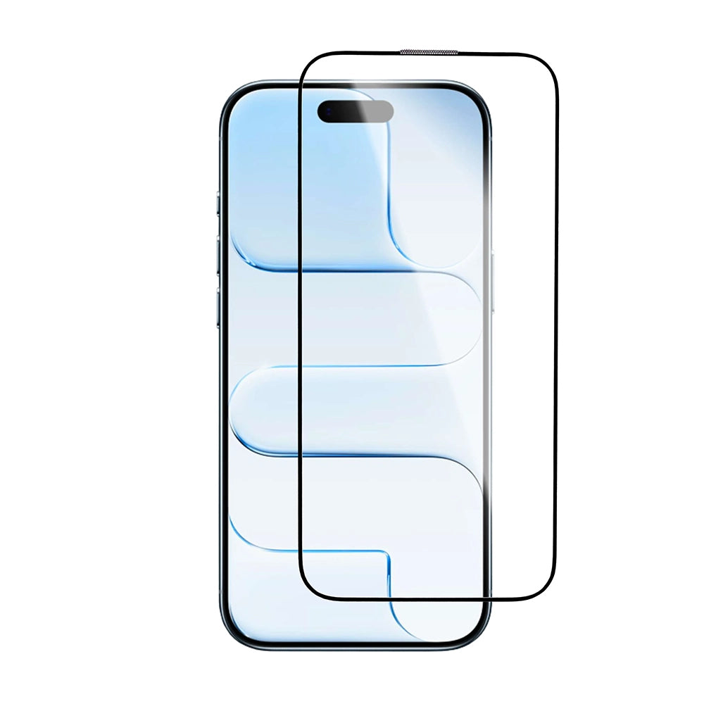 Protector de pantalla Blueo Crystal Anti-Scratch Applicator para Apple iPhone 17 Air, Cristal Templado, Full Glue, Negro