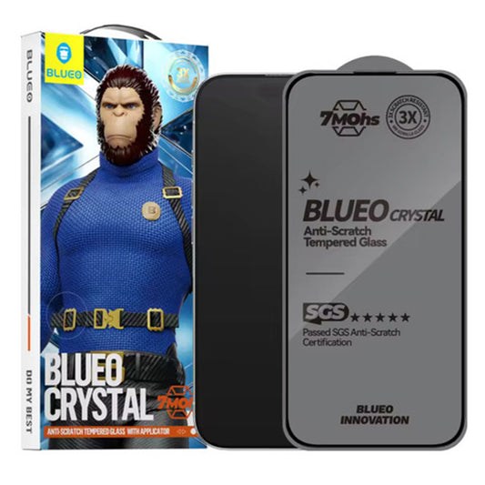 Protector de pantalla Blueo Crystal Anti-Scratch para Apple iPhone 17 Air, Cristal Templado, Full Glue, Negro
