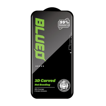 Blueo Curved Edge HD Applicator Screen Protector for Apple iPhone 18 Pro Max / 17 Pro Max, Tempered Glass, Full Glue, 3D, Black