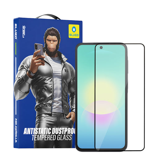 Protector de pantalla Blueo HD para Samsung Galaxy A27 5G / A57 5G / A37 5G, vidrio templado, adhesivo completo, 2.5D, negro