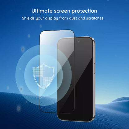 Protector de pantalla Blueo HD para Samsung Galaxy A27 5G / A57 5G / A37 5G, vidrio templado, adhesivo completo, 2.5D, negro