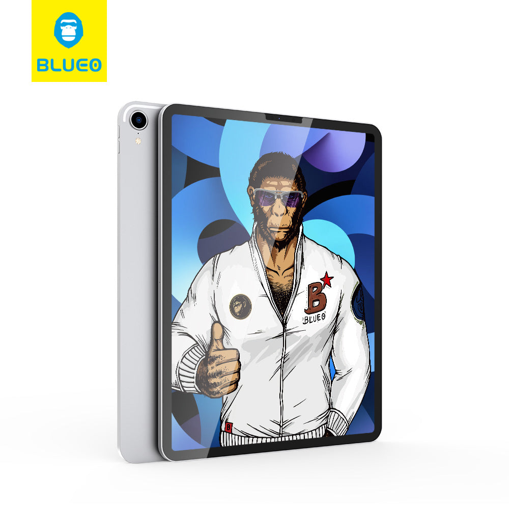 Protector de pantalla Blueo para Apple iPad Pro 12.9 (2022) / Pro 12.9 (2021) / Pro 12.9 (2020), Cristal Templado, Full Glue