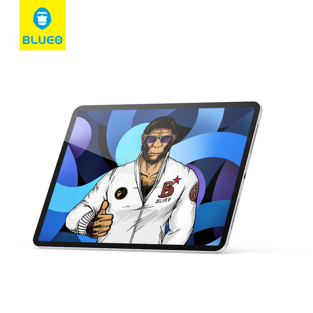Protector de pantalla Blueo para Apple iPad Pro 12.9 (2022) / Pro 12.9 (2021) / Pro 12.9 (2020), Cristal Templado, Full Glue