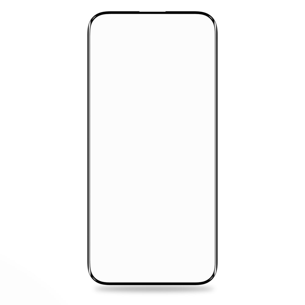 Protector de pantalla Blueo Silk HD para Apple iPhone 15 Pro, vidrio templado, adhesivo completo, set de 5 piezas, 2.5D, negro