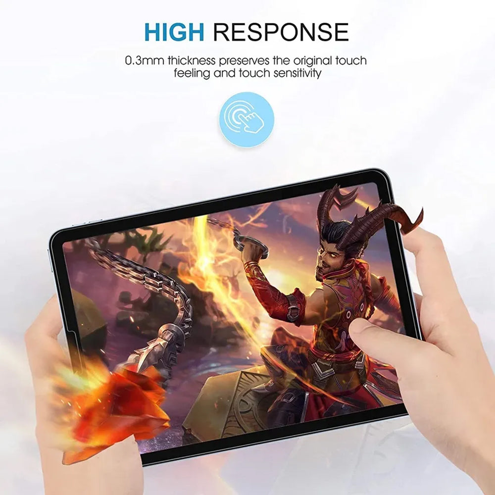 Protector de pantalla Clear Lito Classic para Apple iPad (2025) / (2022), Vidrio templado, Full Glue, 2.5D