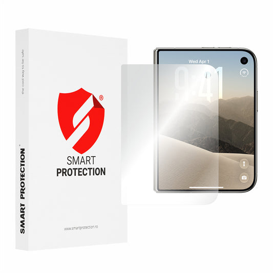 Protector de pantalla exterior Smart Protection Premium Classic para Apple iPhone Duo, plástico, juego de 2 piezas
