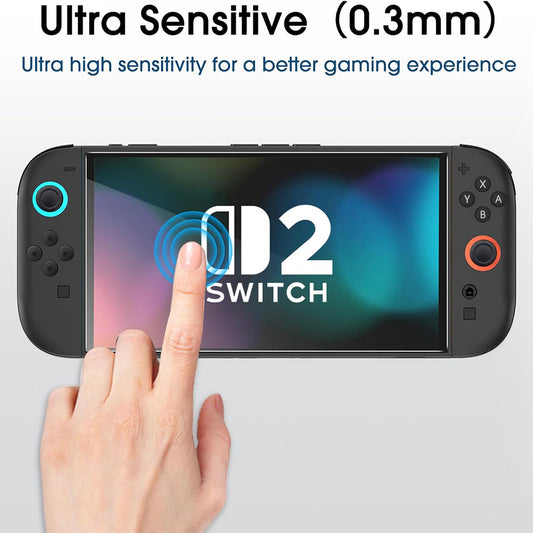 Protector de Pantalla Techsuit SwitchAura Aplicador para Nintendo Switch 2, Vidrio Templado, Set de 2 piezas